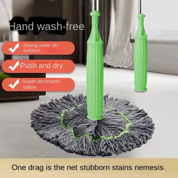 WET & DRY HANDHELD LONG MICROFIBER FLOOR MOP