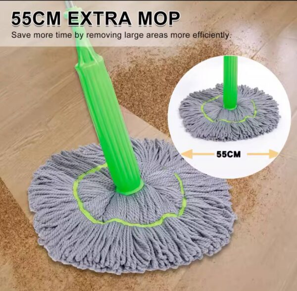 WET & DRY HANDHELD LONG MICROFIBER FLOOR MOP