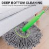 WET & DRY HANDHELD LONG MICROFIBER FLOOR MOP
