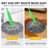 WET & DRY HANDHELD LONG MICROFIBER FLOOR MOP
