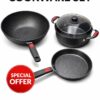 3PCS/SET QUALITY NON-STICK COOKWARE SET