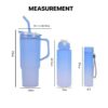 3PCS/SET GRADIENT WATER BOTTLES