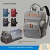 IMG_20260216_074400_831 HIGH QUALITY BABY BED AND NURSING/MATERNITY BACKBAG WITH PURSE, NET & CABLE CHARGER CONNECTOR (NURSING BAG)