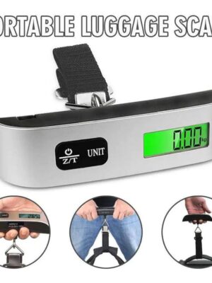 2IN1 RIBBON AND HOOK ELECTRONIC LUGGAGE WEIGHING SCALE