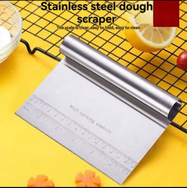 IMG_20260216_100557_868 STAINLESS STEEL MULTIPURPOSE CAKE & PASTRY CUTTER/SCRAPER/DECORATOR/SCALE KNIFE/KITCHEN SPATULA WITH MEASUREMENT