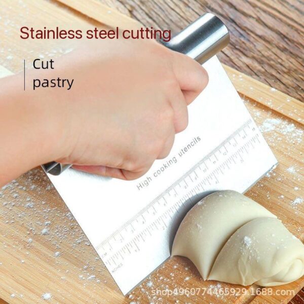IMG_20260216_100558_077 STAINLESS STEEL MULTIPURPOSE CAKE & PASTRY CUTTER/SCRAPER/DECORATOR/SCALE KNIFE/KITCHEN SPATULA WITH MEASUREMENT