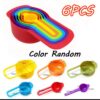 6PCS PLASTIC MEASURING CUP/SPOON