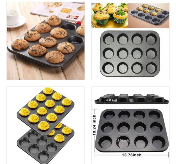 12 HOLES CUP CAKE MOULD PAN