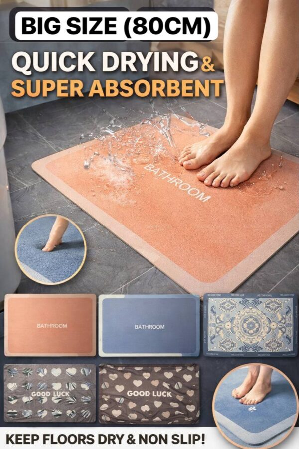 IMG_20260216_105303_940 80CM NON SLIP QUICK DRYING & SUPER ABSORBENT FOOT MAT (SX-1113)