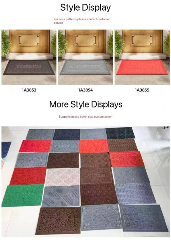 1PC SUPER ABSORBENT NON-SLIP LARGE SIZE FLOOR/FOOT MAT (FOOT MAT 010)