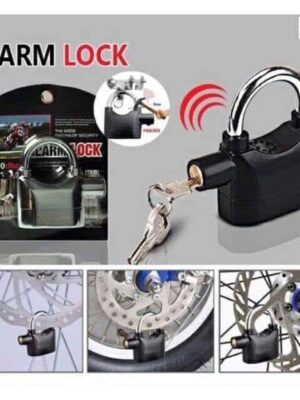 ORIGINAL ANTI-THEFT SECURITY ALARM PADLOCK (with loud Ambul-Siren sound) •••