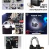 IMG_20260216_134624_596 ORIGINAL ANTI-THEFT SECURITY ALARM PADLOCK (with loud Ambul-Siren sound) •••