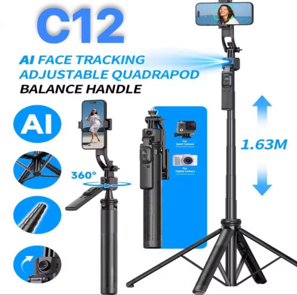 IMG_20260216_142326_866 C12 INTELLIGENT AI FOLLOW-UP ANTI-SHAKE PAN TILT TRIPOD WITH BLUETOOTH REMOTE