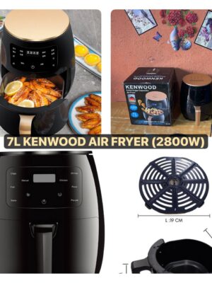 7L KENWOOD MULTIFUNCTIONAL OIL-FREE (TOUCH SCREEN) ELECTRIC AIR FRYER