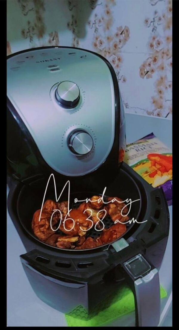 5L SOKANY HIGH TECH 150WATT OIL-FREE HEALTHY AIR FRYER (HIGHLY RECOMMENDED