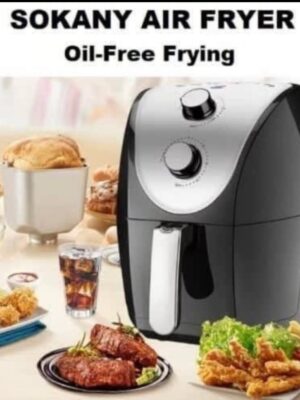 5L SOKANY HIGH TECH 150WATT OIL-FREE HEALTHY AIR FRYER (HIGHLY RECOMMENDED