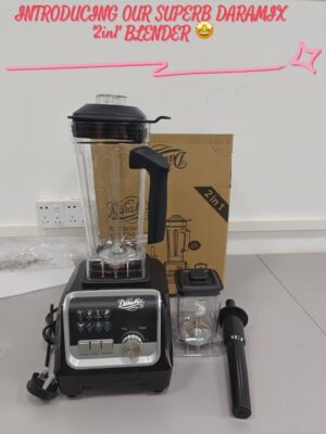 DARAMIX MULTIFUNCTIONAL SPEEDY BLADES PROFESSIONAL NUTRITION BLENDERS WITH 💯% COPPER MOTOR (2L BIG JAR CUP & MINI MILL JAR