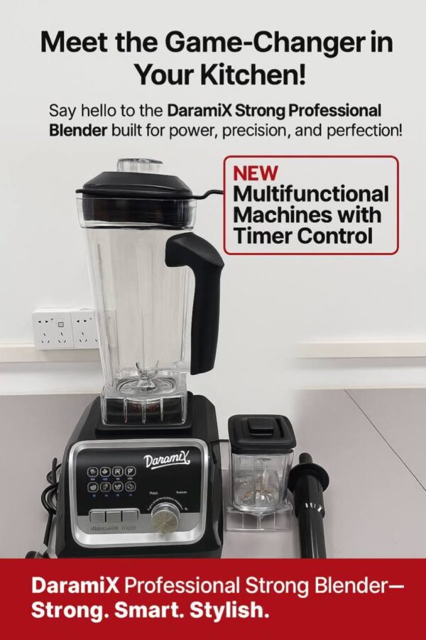 DARAMIX MULTIFUNCTIONAL SPEEDY BLADES PROFESSIONAL NUTRITION BLENDERS WITH 💯% COPPER MOTOR (2L BIG JAR CUP & MINI MILL JAR