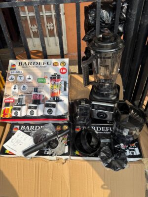 BARDEFU __ MODEL 5092 ‘8in1’ HEAVY DUTY MULTIFUNCTIONAL 9500W SPEEDY CRUSHING BLENDER & GRINDER + ACCESSORIES (9525 PURE COPPER MOTOR)