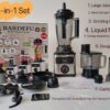 BARDEFU __ MODEL 5092 ‘8in1’ HEAVY DUTY MULTIFUNCTIONAL 9500W SPEEDY CRUSHING BLENDER & GRINDER + ACCESSORIES (9525 PURE COPPER MOTOR)