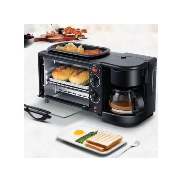 IMG_20260221_075418_197 3in1 MULTIFUNCTION 1050WATT BREAKFAST MAKER (FOR GRILLING, TOASTING, BAKING, RE-HEATING, COFFEE MAKER)