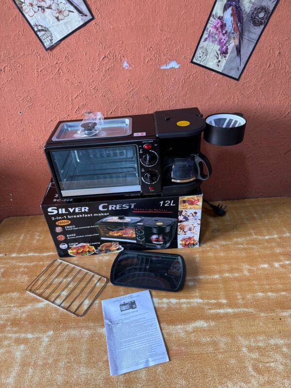 IMG_20260221_075418_562 3in1 MULTIFUNCTION 1050WATT BREAKFAST MAKER (FOR GRILLING, TOASTING, BAKING, RE-HEATING, COFFEE MAKER)