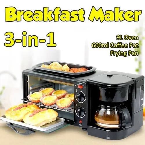 IMG_20260221_075418_612 3in1 MULTIFUNCTION 1050WATT BREAKFAST MAKER (FOR GRILLING, TOASTING, BAKING, RE-HEATING, COFFEE MAKER)