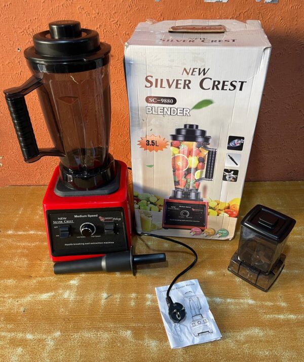 IMG_20260221_122036_927 SILVER CREST __ 9000W MULTIFUNCTIONAL '2in1' BLENDER & GRINDER (3.5L BIG JAR CUP)