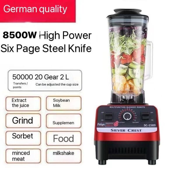 8500WATT SILVER CREST MULTIFUNCTIONAL DOUBLE CUP  BLENDER