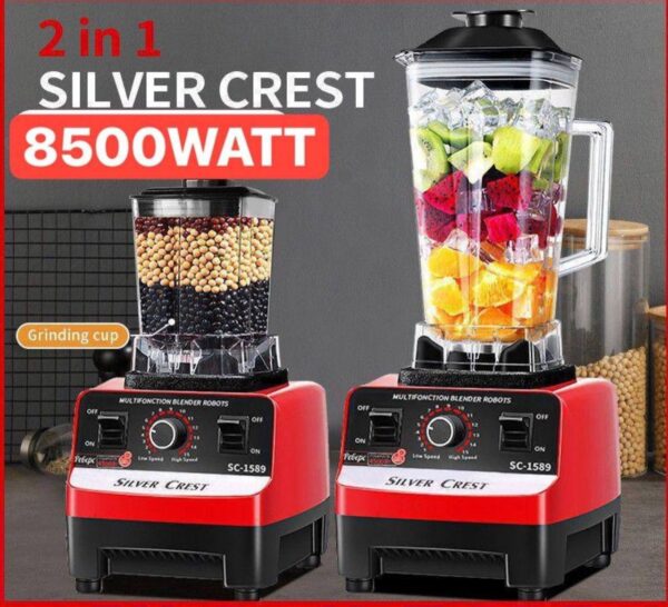 8500WATT SILVER CREST MULTIFUNCTIONAL DOUBLE CUP  BLENDER