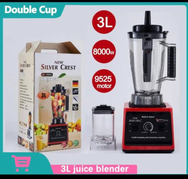 IMG_20260221_143651_301 SILVER CREST __ 8000W MULTIFUNCTIONAL DOUBLE CUP BLENDER & GRINDER (3L BIG JAR CUP