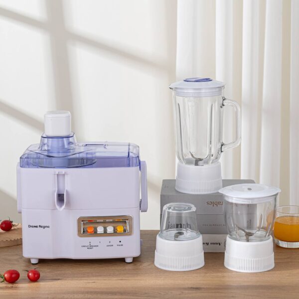 DISNIE REGINA (800W) 4in1 FOOD PROCESSOR  - JUICER, BLENDER, CHOPPER, GRINDER