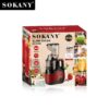 SOKANY ADVANCED TECH SLOW JUICER FOR HIGH NUTRIENT FRUITS & VEGETABLES (800W)