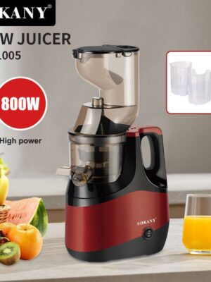 IMG_20260221_171228_199 SOKANY ADVANCED TECH SLOW JUICER FOR HIGH NUTRIENT FRUITS & VEGETABLES (800W)