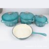 4PCS/SET HIGH QUALITY ENAMEL DIE-CAST COOKWARE/POT SET