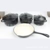 4PCS/SET HIGH QUALITY ENAMEL DIE-CAST COOKWARE/POT SET