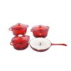 4PCS/SET HIGH QUALITY ENAMEL DIE-CAST COOKWARE/POT SET