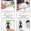 DUAL COLOURED TOOTHPASTE DISPENSER & BRUSH HOLDER