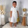 Two Piece set Girls fashion suit collar