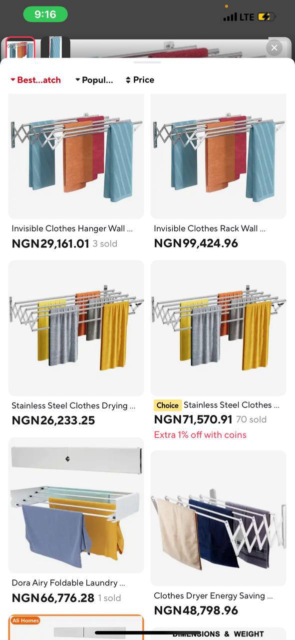 STAINLESS STEEL LOAD BEARING HOUSEHOLD CLOTHES HANGER
