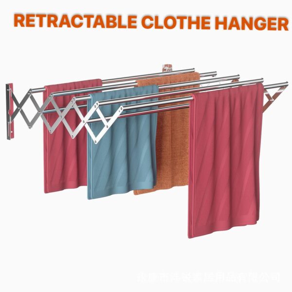 STAINLESS STEEL LOAD BEARING HOUSEHOLD CLOTHES HANGER