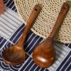 THICKENED WOODEN COOKING SPOON (For Stirring Soup, Stew, Rice etc - FOR THAT NATURAL TOUCH & TASTE)