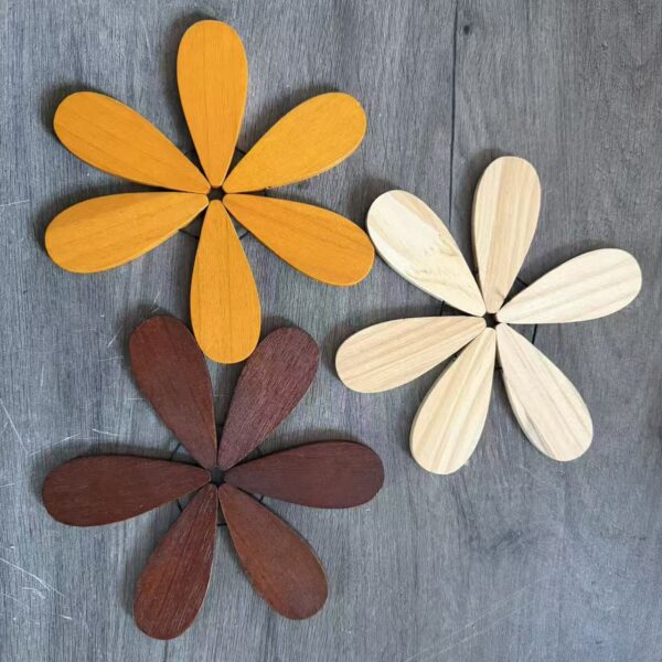CHRISTMAS WOODEN TREE HEAT INSULATION MATS AND DECOR 🌟