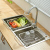 BIG SIZE STAINLESS STEEL KITCHEN TELESCOPIC MESH