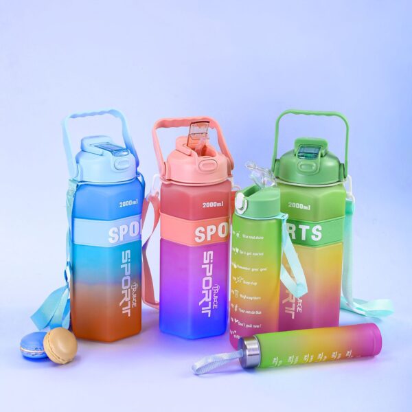 3-PIECE GRADIENT SPORTS WATER BOTTLE SET