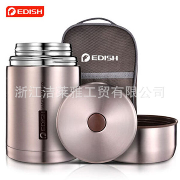 EDISH 316 STAINLESS STEEL VACUUM FLASK 🔥 WITH FREE BAG