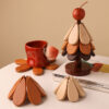 CHRISTMAS WOODEN TREE HEAT INSULATION MATS AND DECOR 🌟