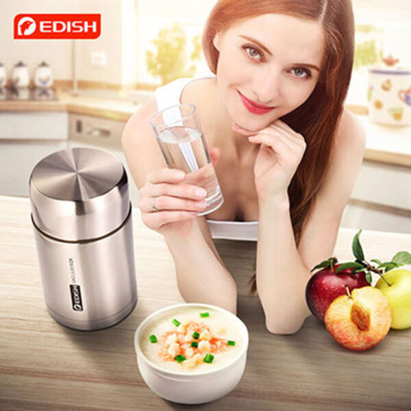 EDISH 316 STAINLESS STEEL VACUUM FLASK 🔥 WITH FREE BAG