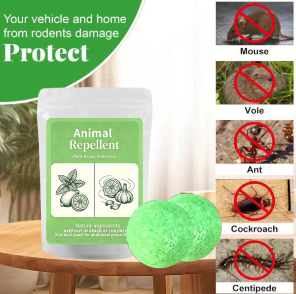 PLANT-BASED RAT REPELLENT BALLS