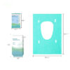 DISPOSABLE TOILET SEAT COVERS - TRAVEL PACK